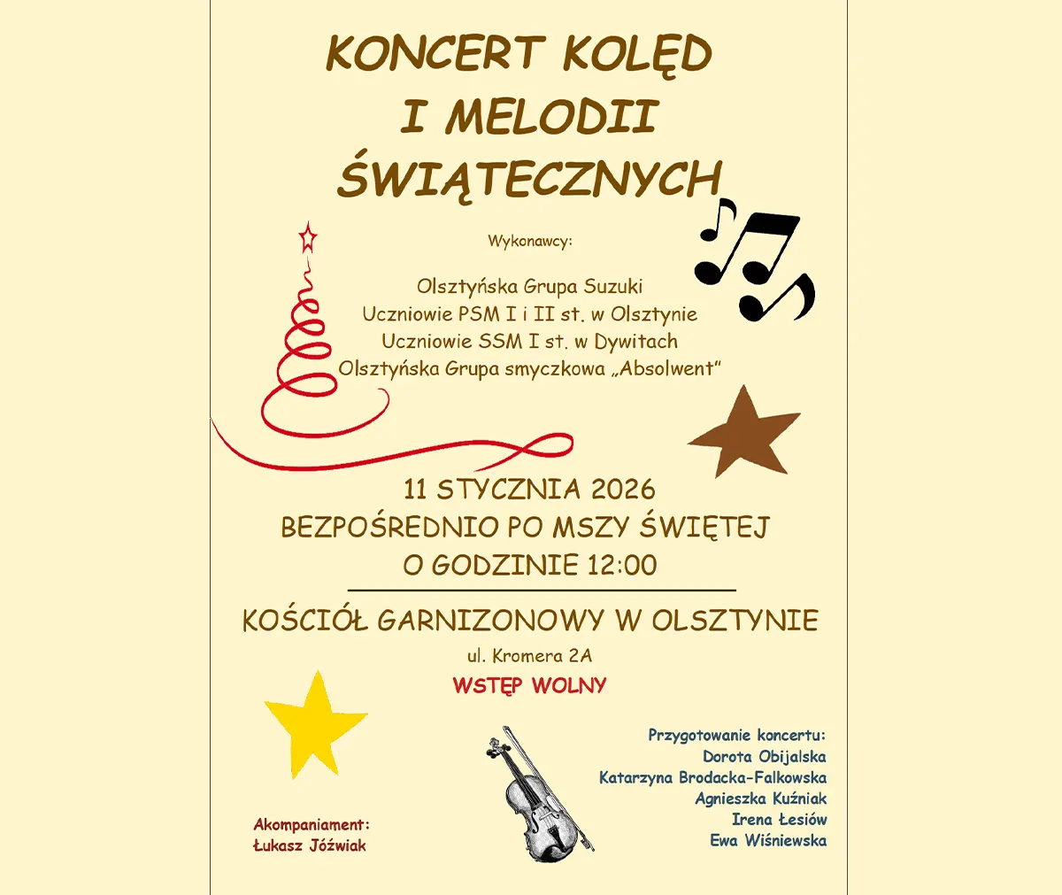 koncert koled